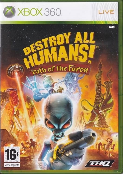 Destroy All Humans Path of the Furon  - XBOX 360 (B Grade) (Genbrug)